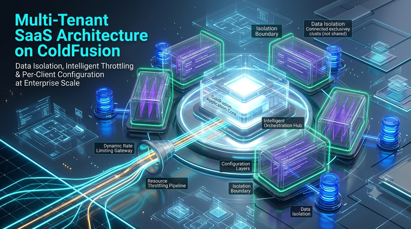 Multi-Tenant SaaS Architecture on ColdFusion: Data Isolation, Throttling, and Per-Client Config