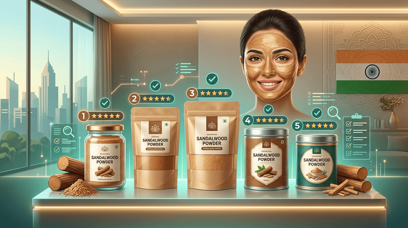 5 Best Sandalwood Powder on Amazon India 2026 -Reviews & Buying Guide