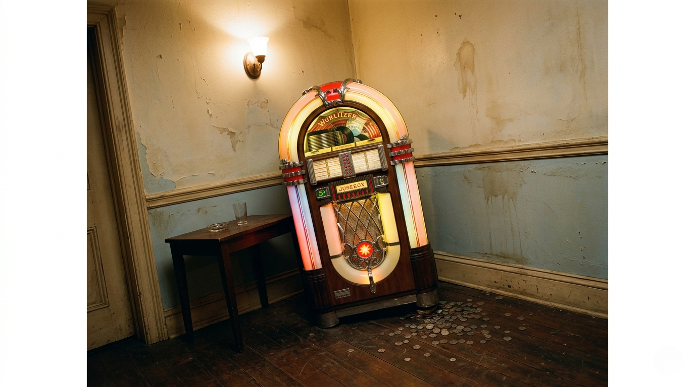 The machine played the music. Somebody else collected the coins. All images generated by author unless stated