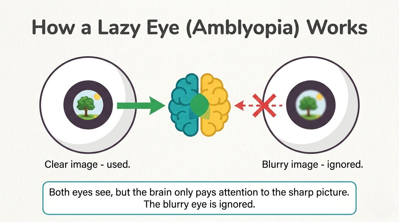 You Could Be Living with a Lazy Eye Right Now