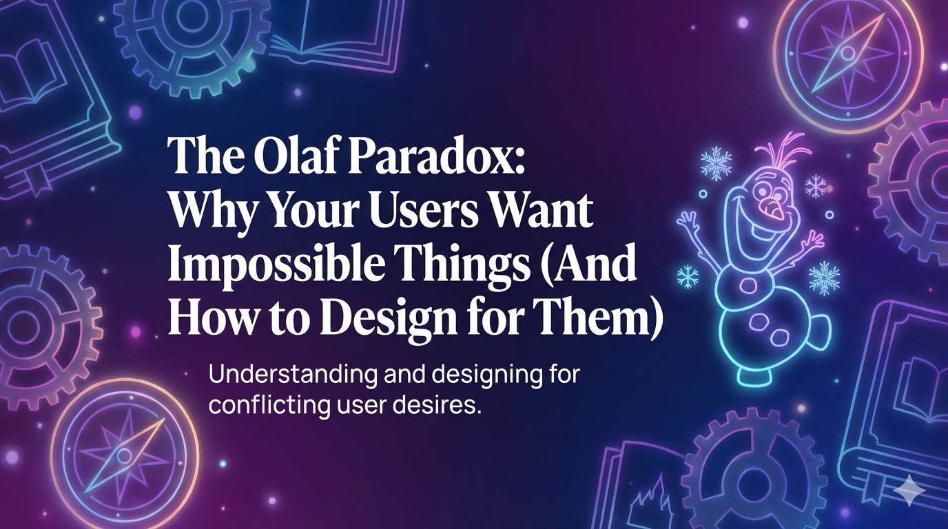The Olaf Paradox: Why Your Users Want Impossible Things (And How to Design for Them)