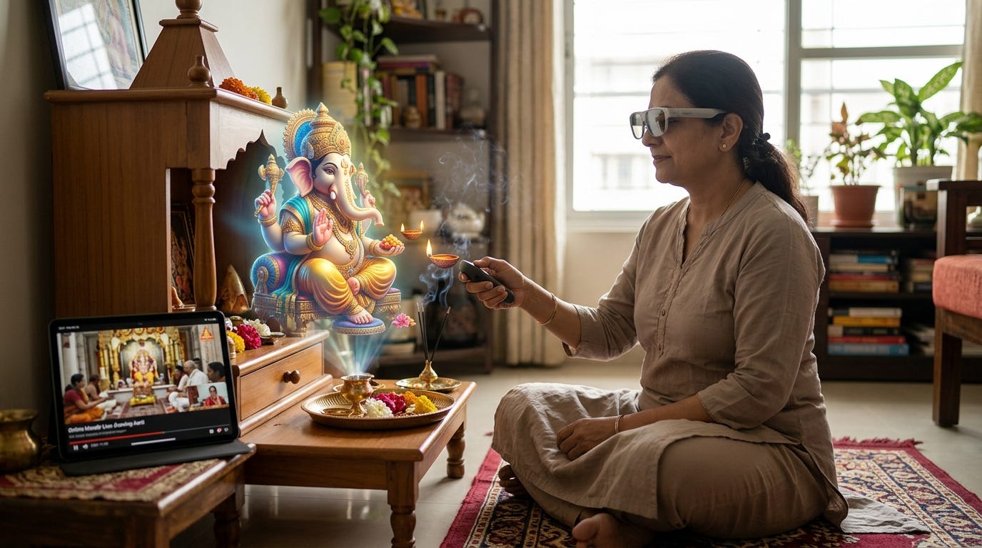 Online Puja Meets 3D Technology: A New Way to Experience Devotion