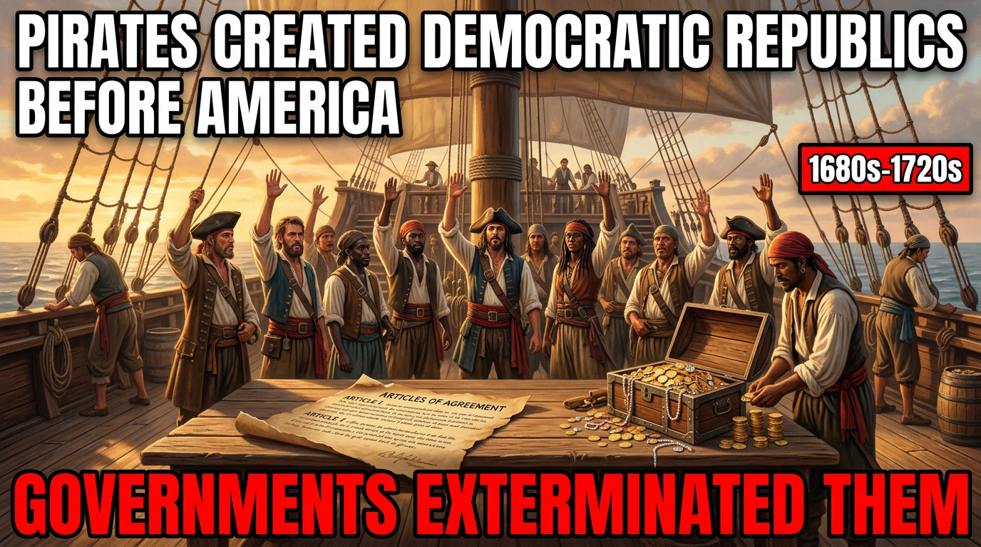 Pirates Created Democratic Republics Before America. Governments Exterminated Them for It.
