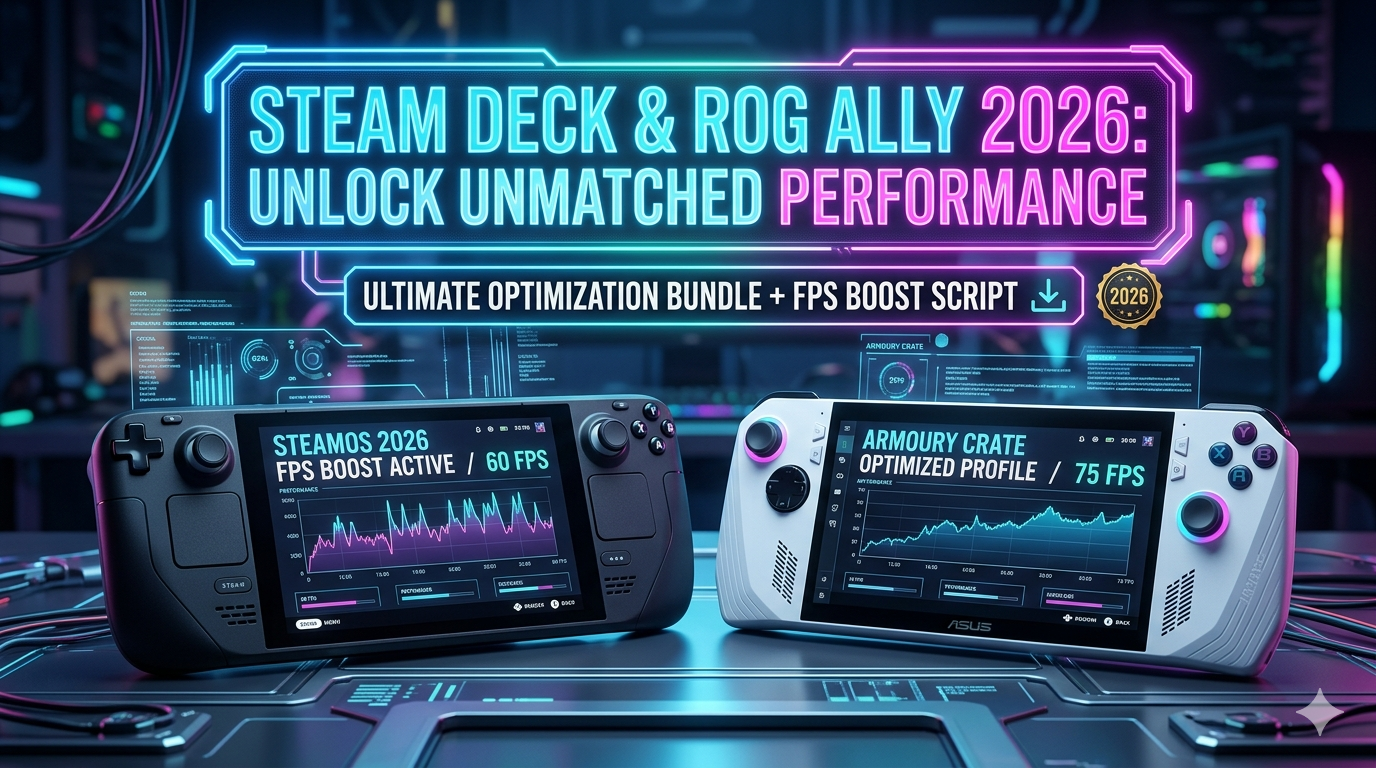 How to Optimize Steam Deck & ROG Ally for 2026 Games (FPS Boost & Performance Guide)