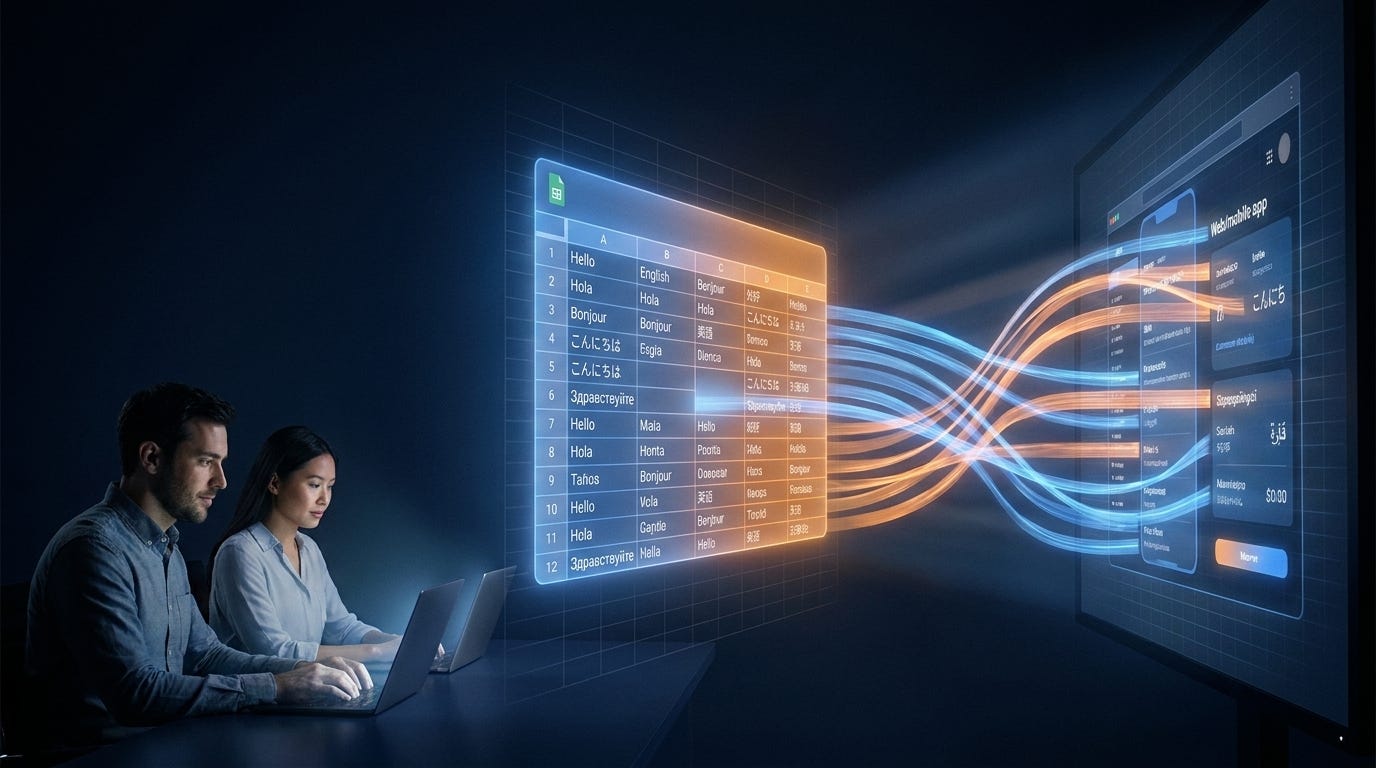 Your App’s Translations Don’t Need a $200/Month SaaS. A Google Sheet Will Do.