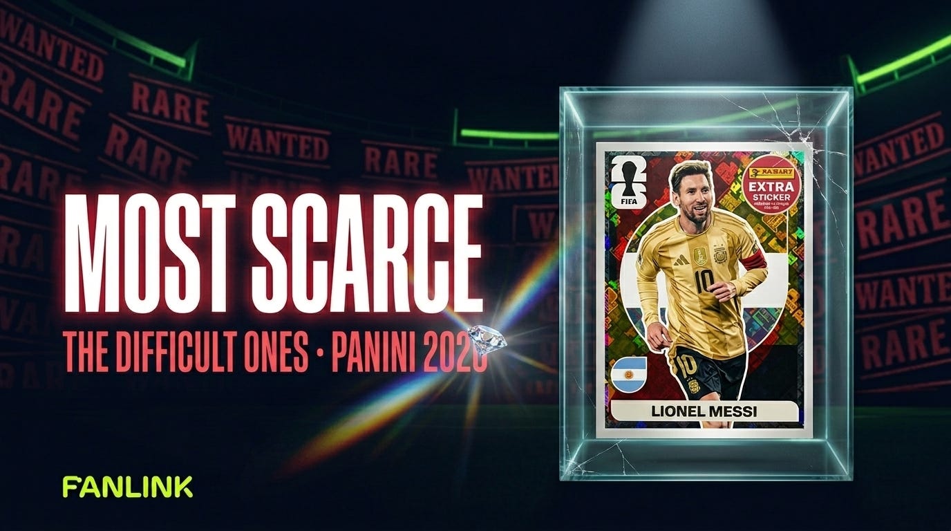 The 10 rarest Panini World Cup 2026 stickers: real scarcity data from a collector marketplace