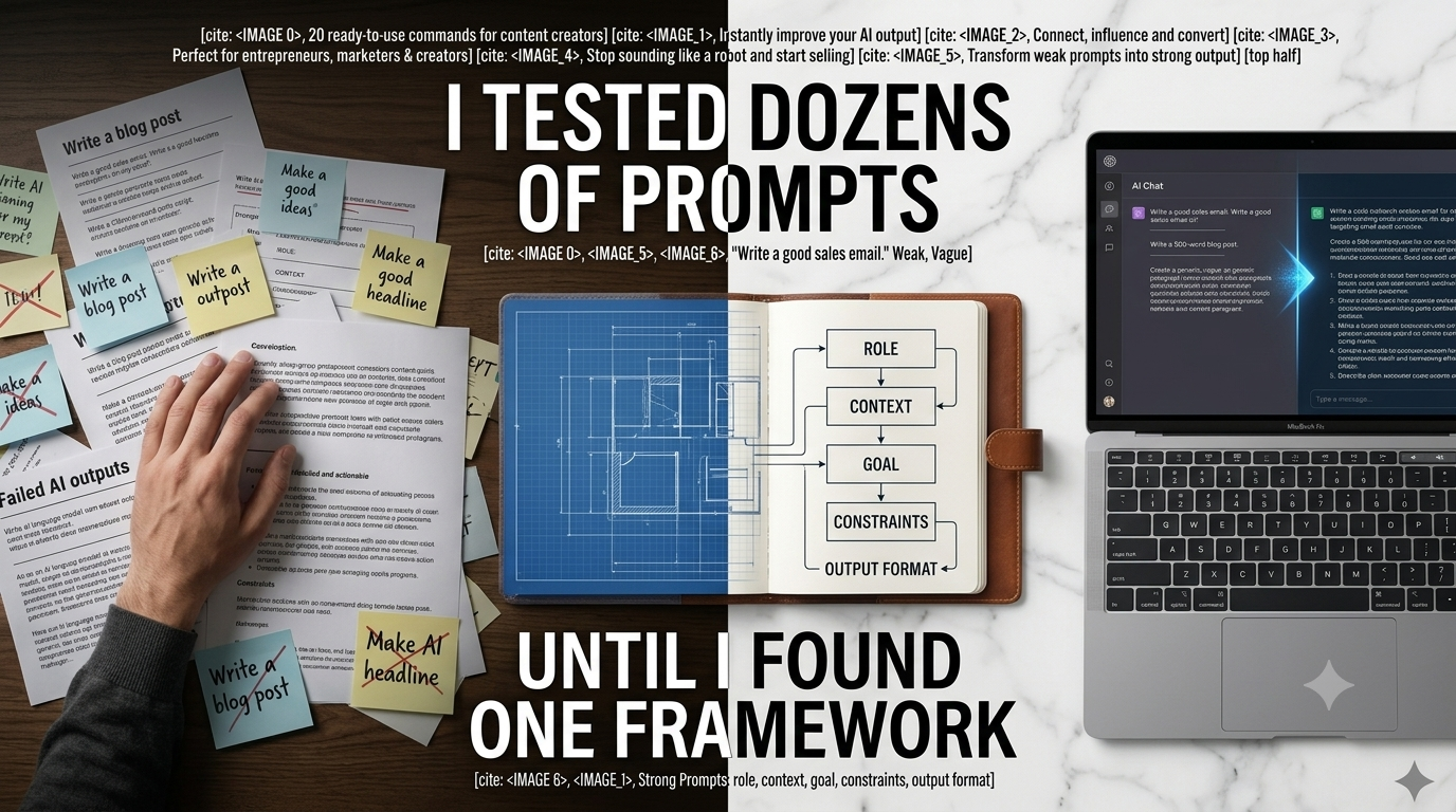 I Tested Dozens of Prompts Before Realizing I Was Missing One Framework