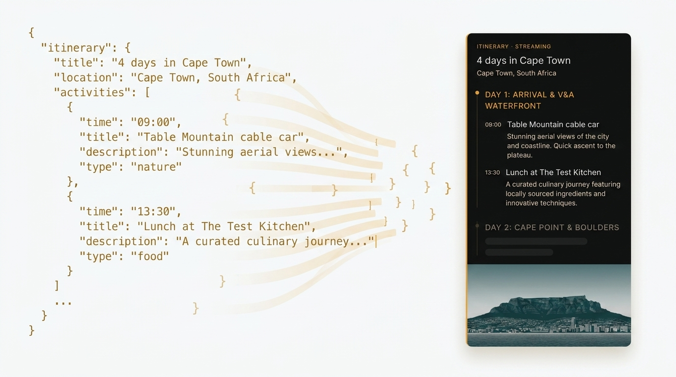 How to stream structured AI on Android without sacrificing UX