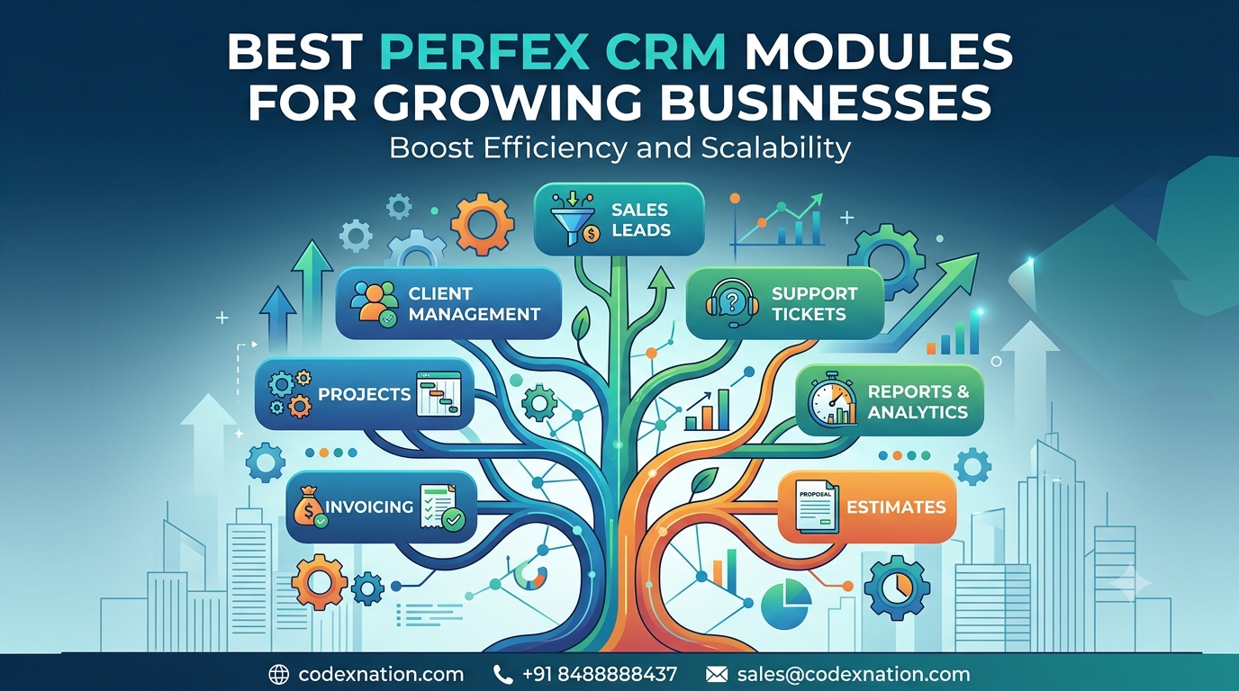 Best Perfex CRM Modules for Growing Businesses