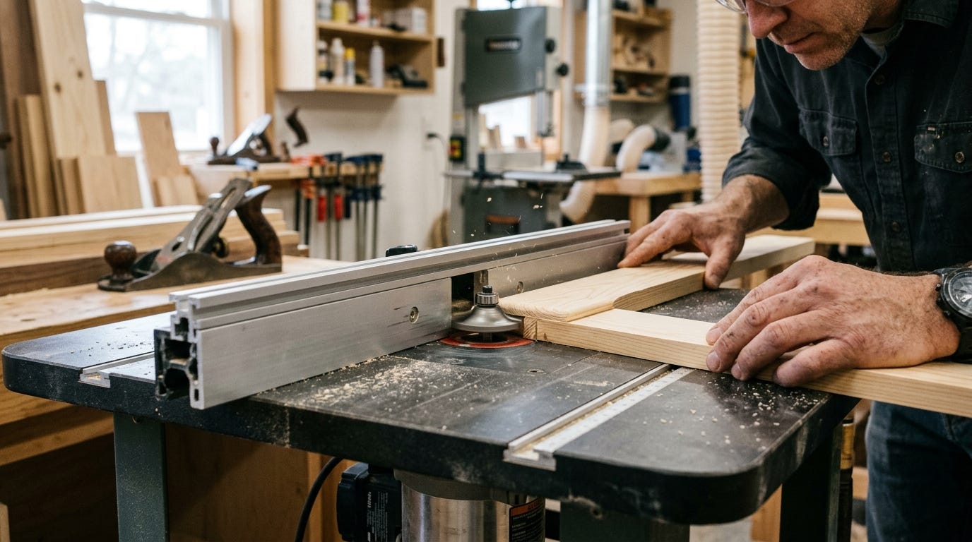 Oberfräse im Frästisch: Das maximale Potenzial für Holzverbindungen & Kanten profilieren