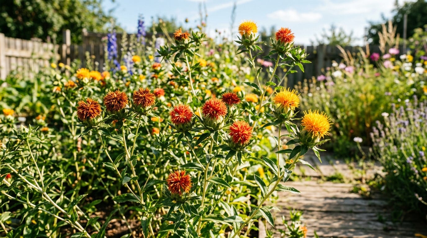 The Safflower Blooms for 5 Days: 3 Practices to Notice Beauty Before It’s Gone