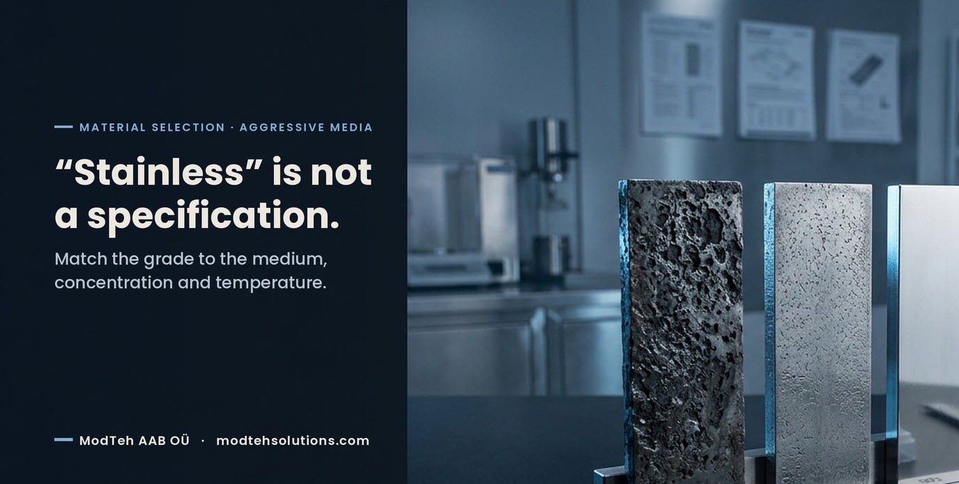 Corrosion-Resistant Materials for Aggressive Media: 4 Steps to an Error-Proof Valve Specification