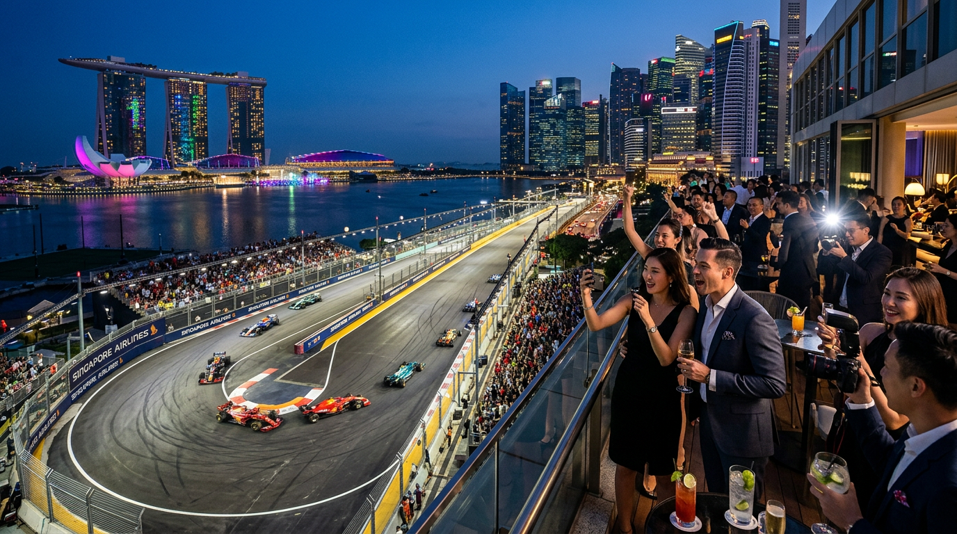 Singapore F1 Hotels with Track Views: The 2026 Balcony Room-by-Room Guide