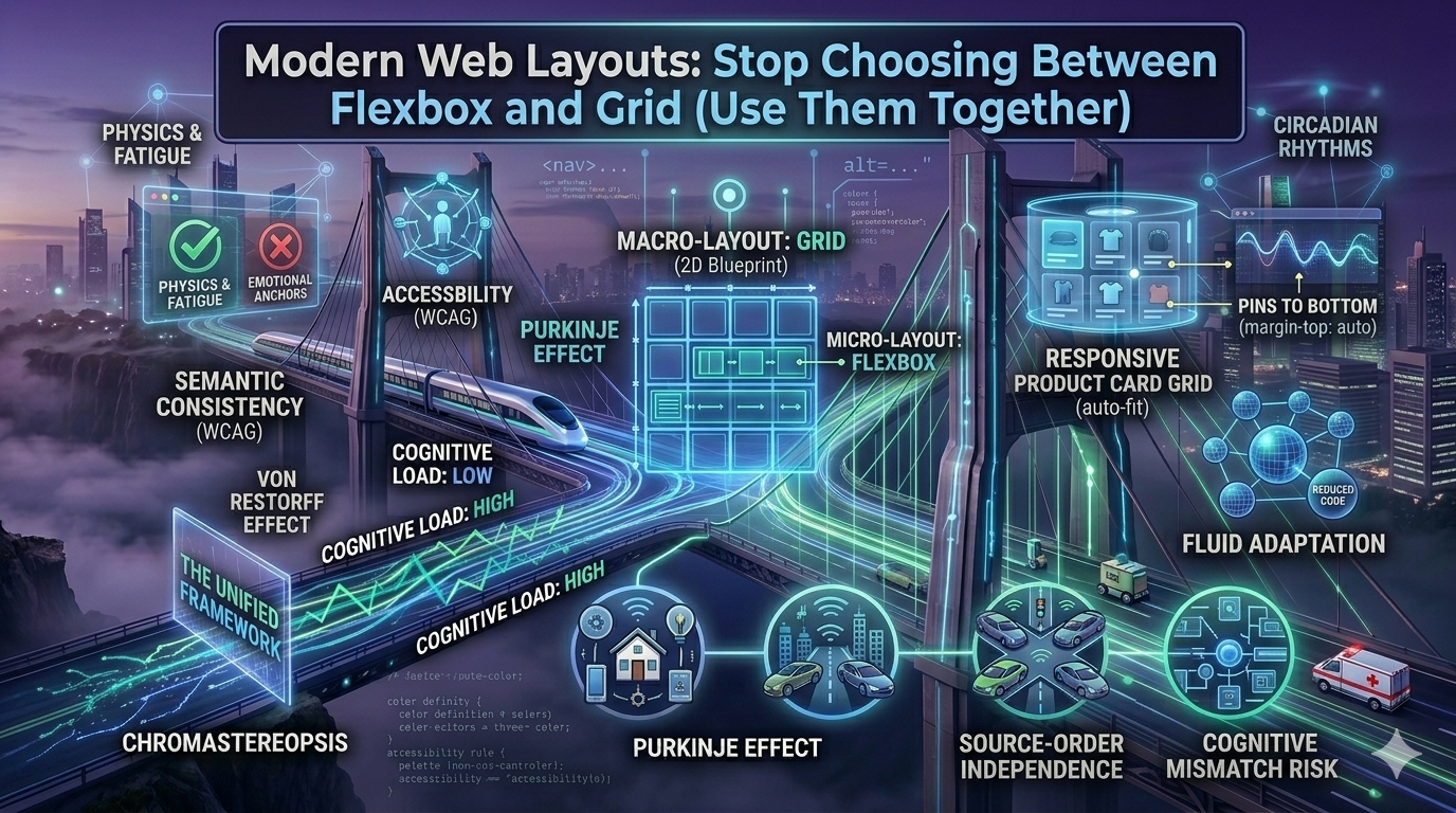 Flexbox vs. CSS Grid: How to Use Them Together in Modern Web Layouts