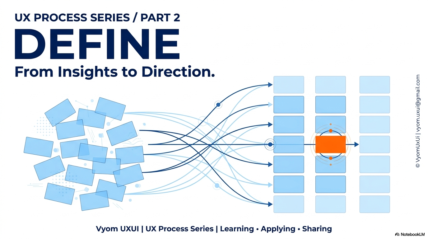 The Define Stage: Transforming UX Research into Clear Design Direction