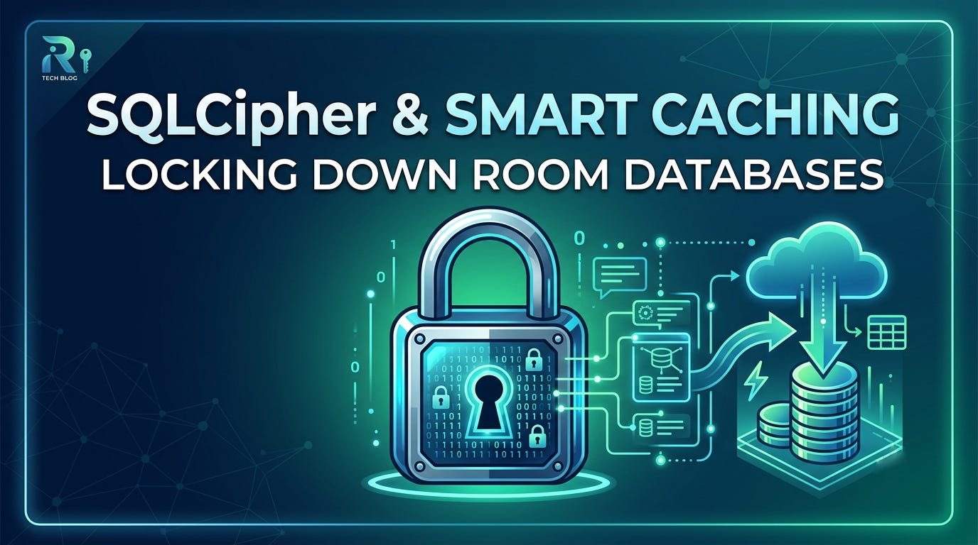 Part 5: Locking Down Room: SQLCipher Encryption and Smart Caching Strategies