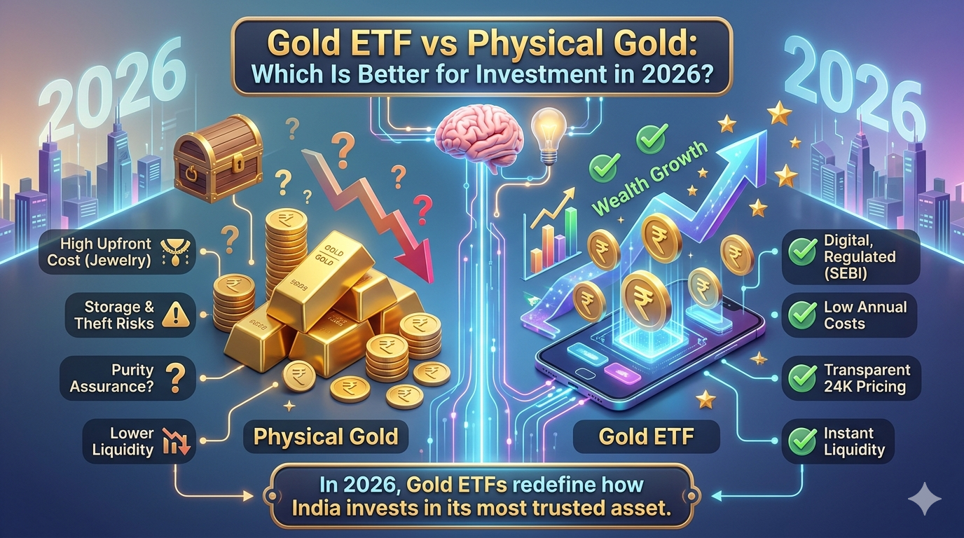 Gold ETF vs Physical Gold: Which Is Better for Investment in 2026?