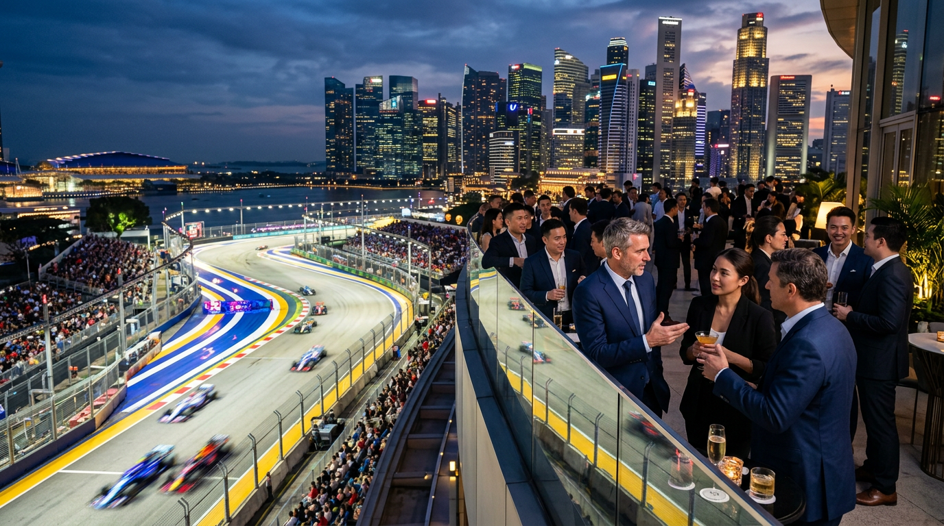 Singapore F1 Hotels with Track Views: Business Survival Guide