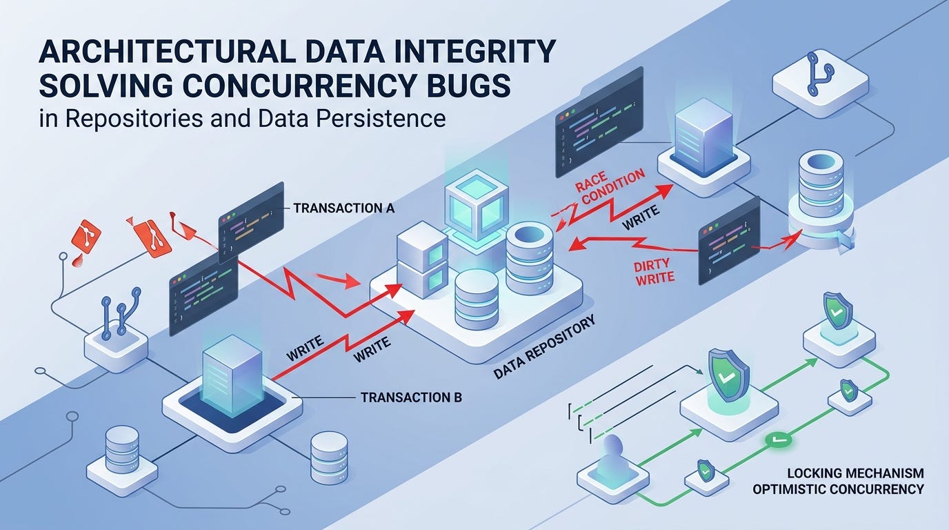 Architectural Data Integrity: Solving Concurrency Bugs in Repositories and Data Persistence