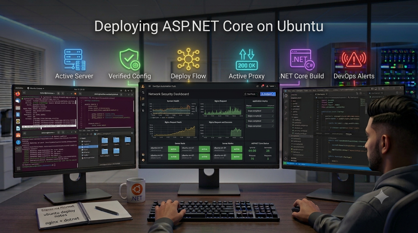 Deploying ASP.NET Core on Ubuntu with Nginx and systemd: A Complete Production Deployment Guide