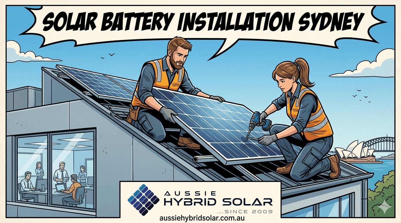 Solar Battery Installation Sydney | Aussie Hybrid Solar