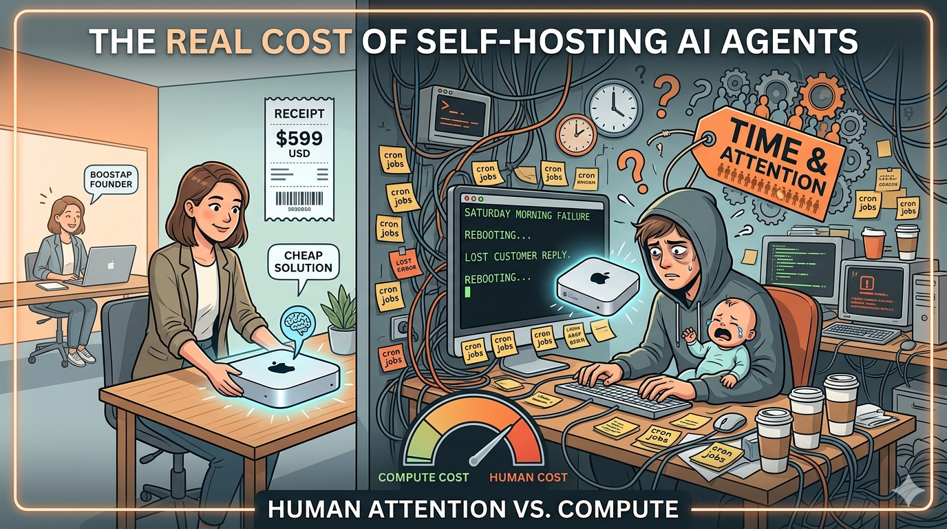 The Real Cost of Self-Hosting AI Agents