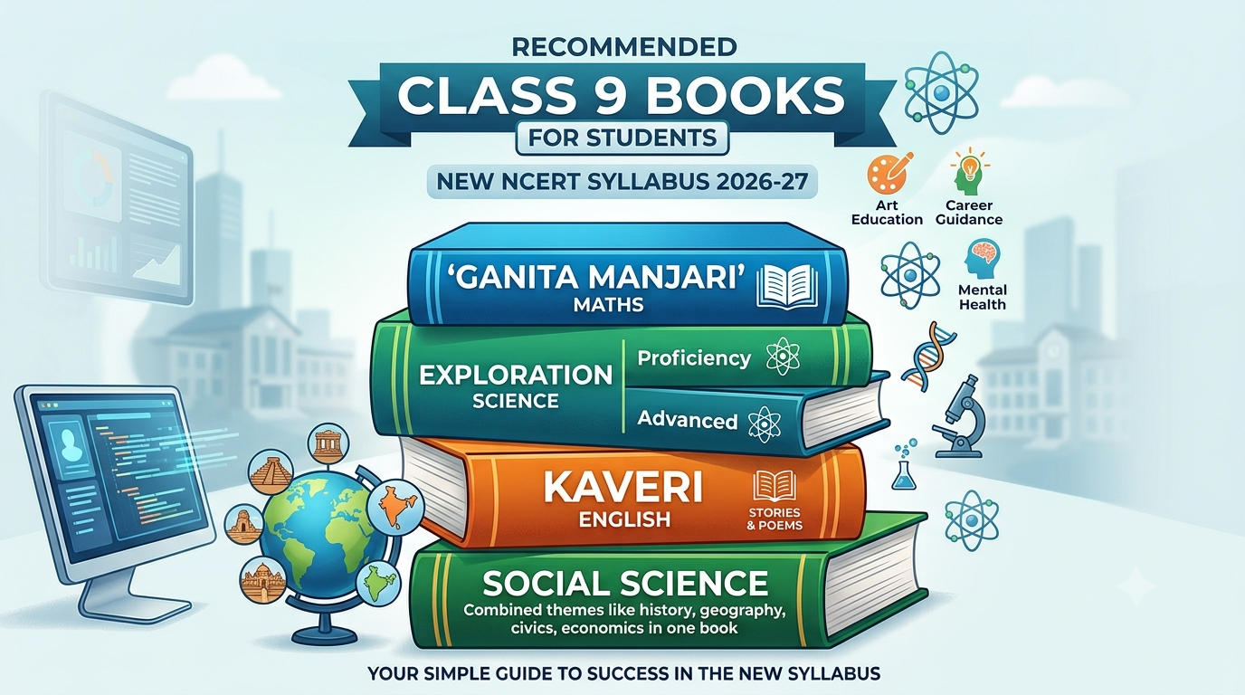 Recommended Books for Class 9 Students: According To New NCERT Syllabus 2026–27