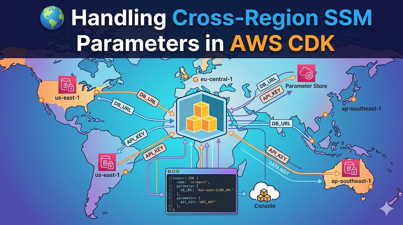 🌍 Handling Cross-Region SSM Parameters in AWS CDK