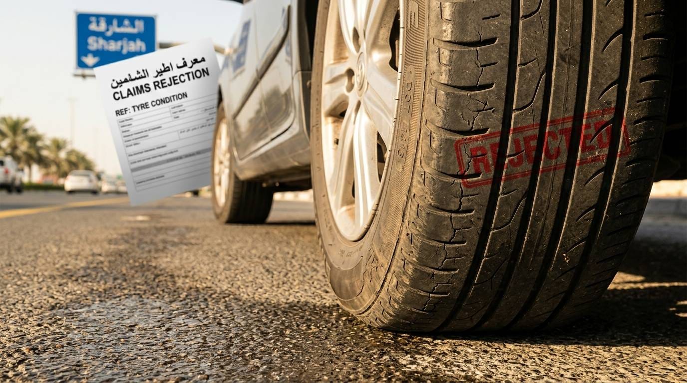 Why UAE Insurers Reject Claims Over Expired Tyres