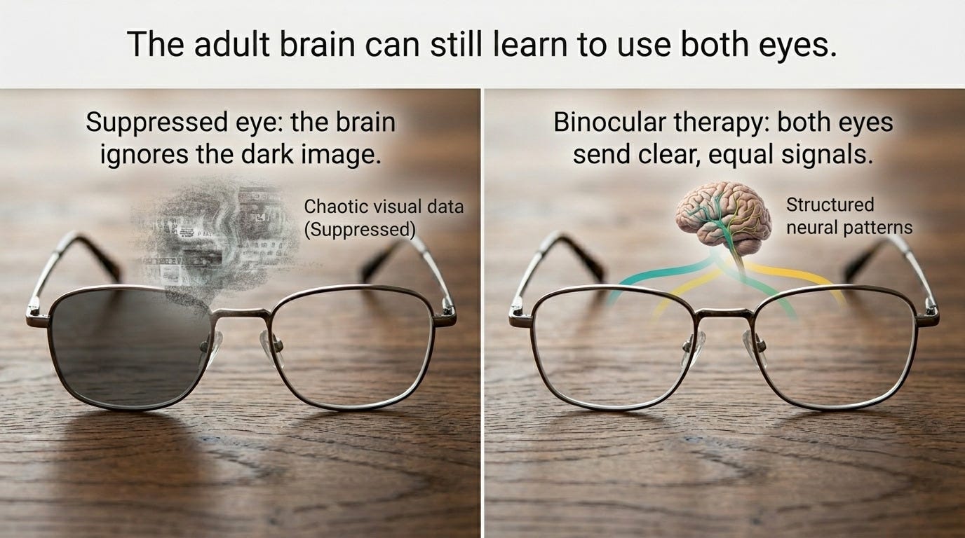 The Adult Brain Can Still Fix a Lazy Eye