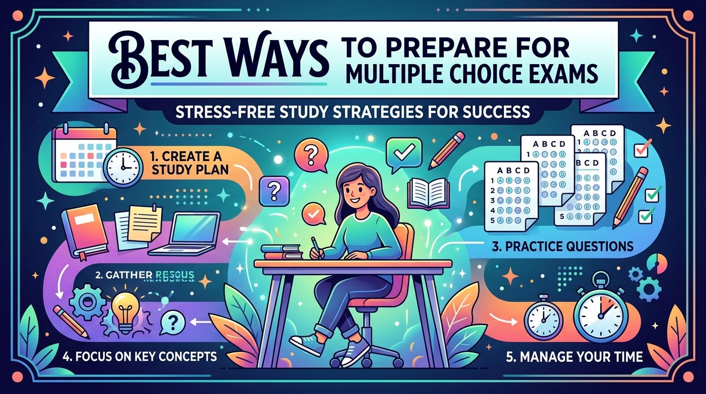 Best Ways to Prepare for Multiple Choice Exams