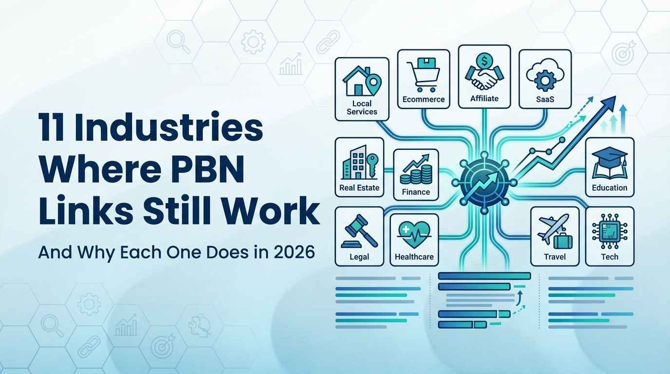 11 Industries Where PBN Links Still Work in 2026 (And Why Each One Does)