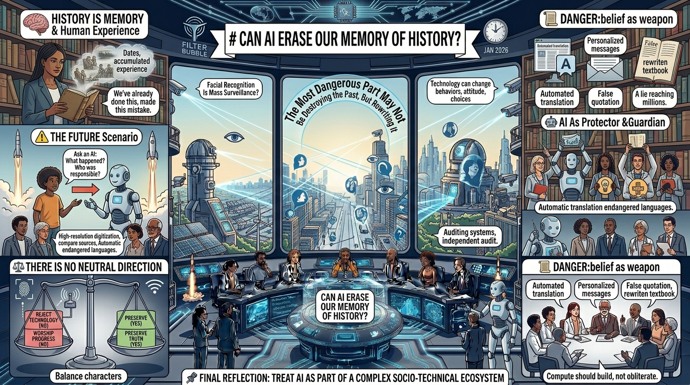 Can AI Erase Our Memory of History?