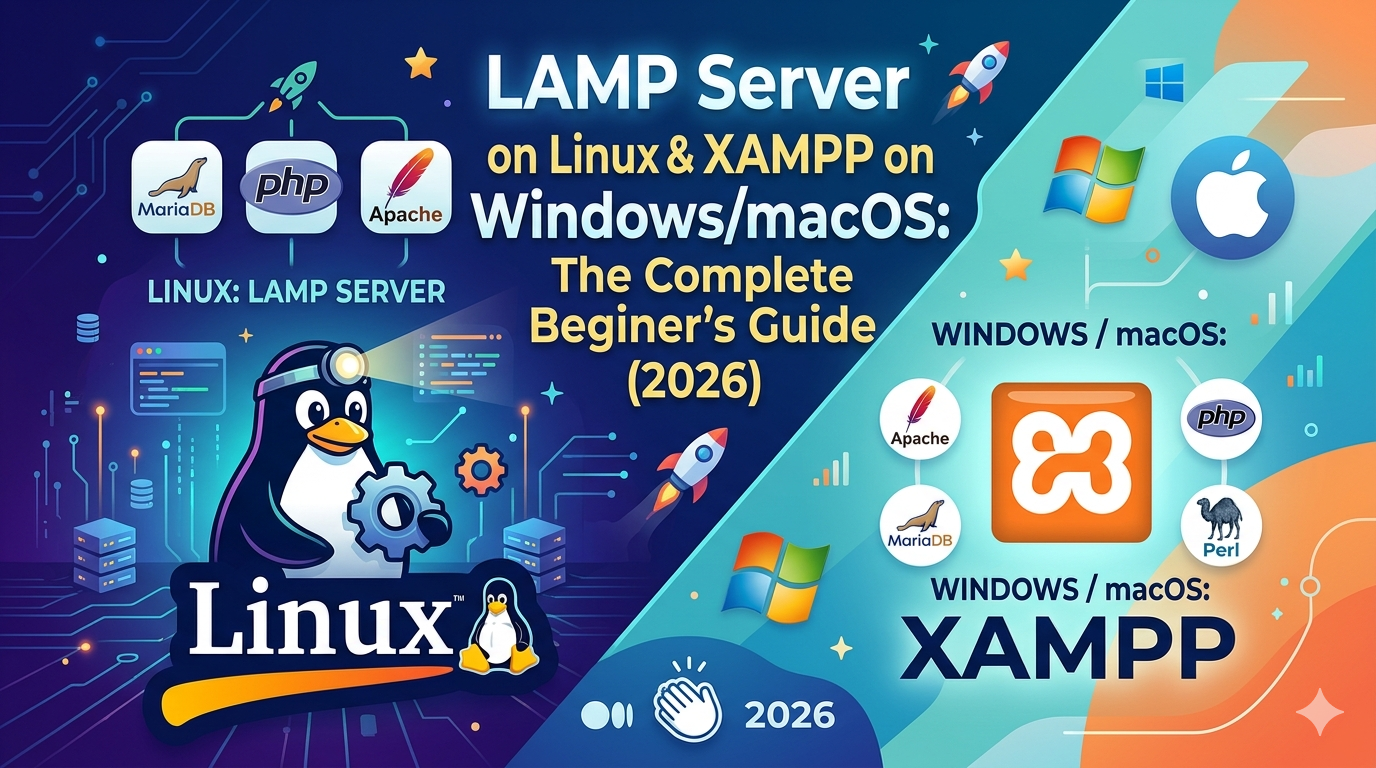 LAMP Server on Linux & XAMPP on Windows/macOS: The Complete Beginner’s Guide (2026)