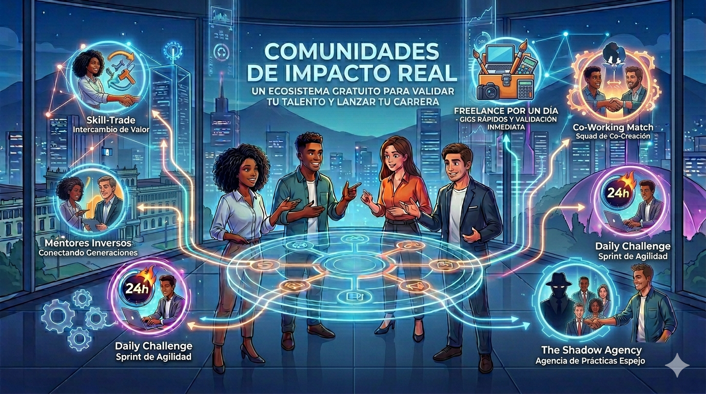 Comunidades de Impacto Real: La revolución de la empleabilidad juvenil desde la colaboración
