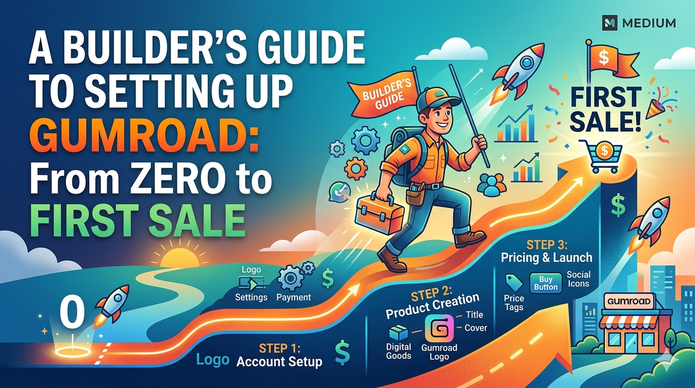 A Builder’s Guide to Setting Up Gumroad From Zero to First Sale