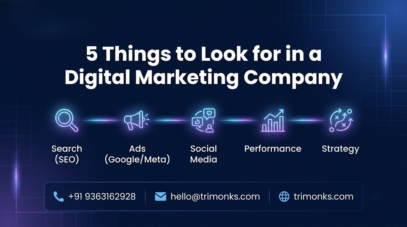 5 Things to Look for in the Best Digital Marketing Company in Chennai