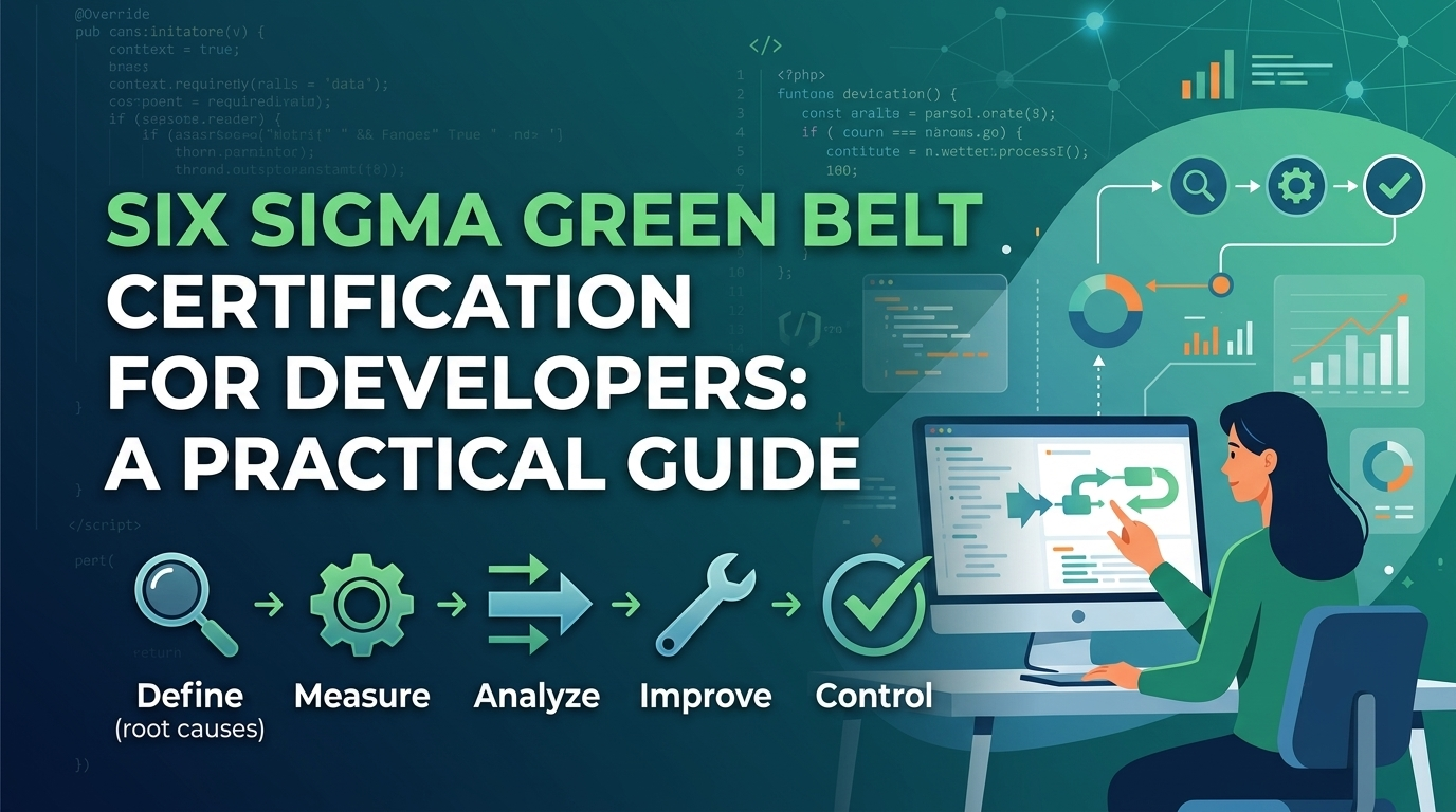 Six Sigma Green Belt Certification for Developers: A Practical Guide