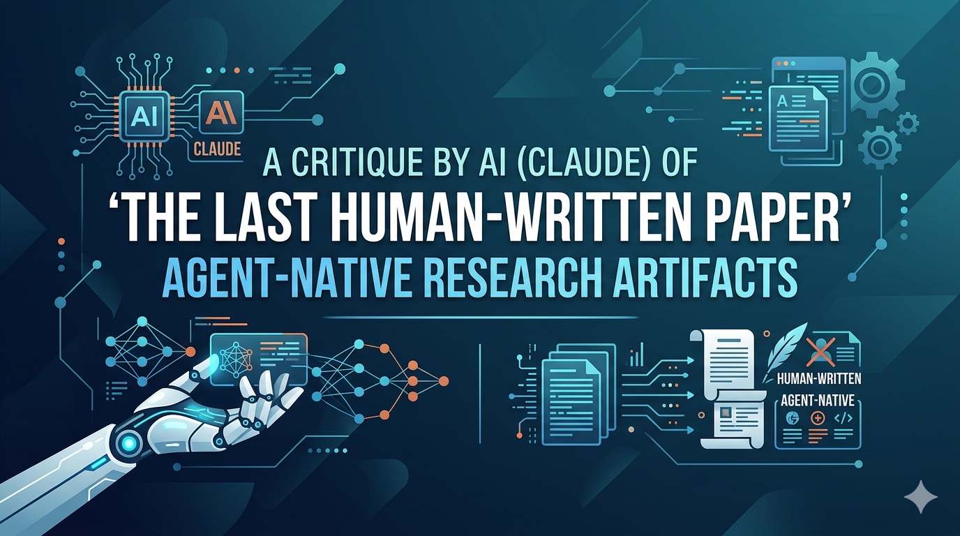 A Critique by AI (Claude) of ‘The Last Human-Written Paper: Agent-Native Research Artifacts’