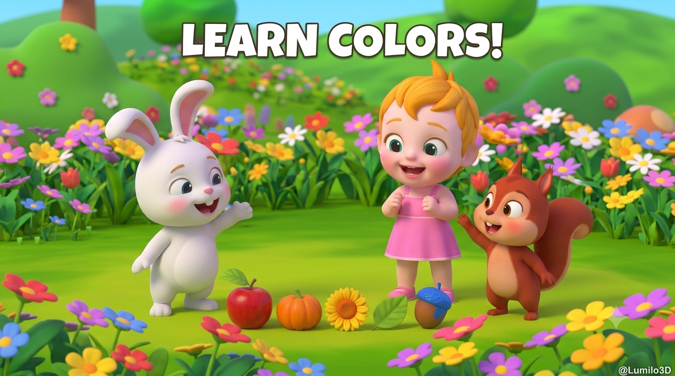 Let’s Learn Colors Together: A Meadow Adventure 🌈