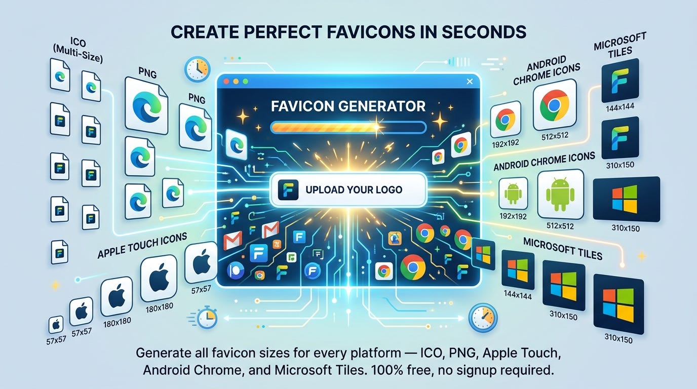 Favicon Generator — Create & Export Favicons in All Sizes Free