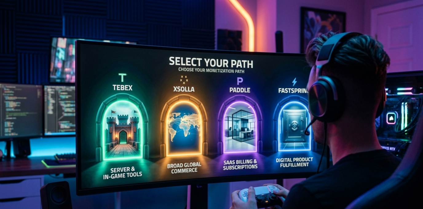 Choosing the Right DTC Partner for Your Game: Tebex vs. Xsolla vs. Paddle