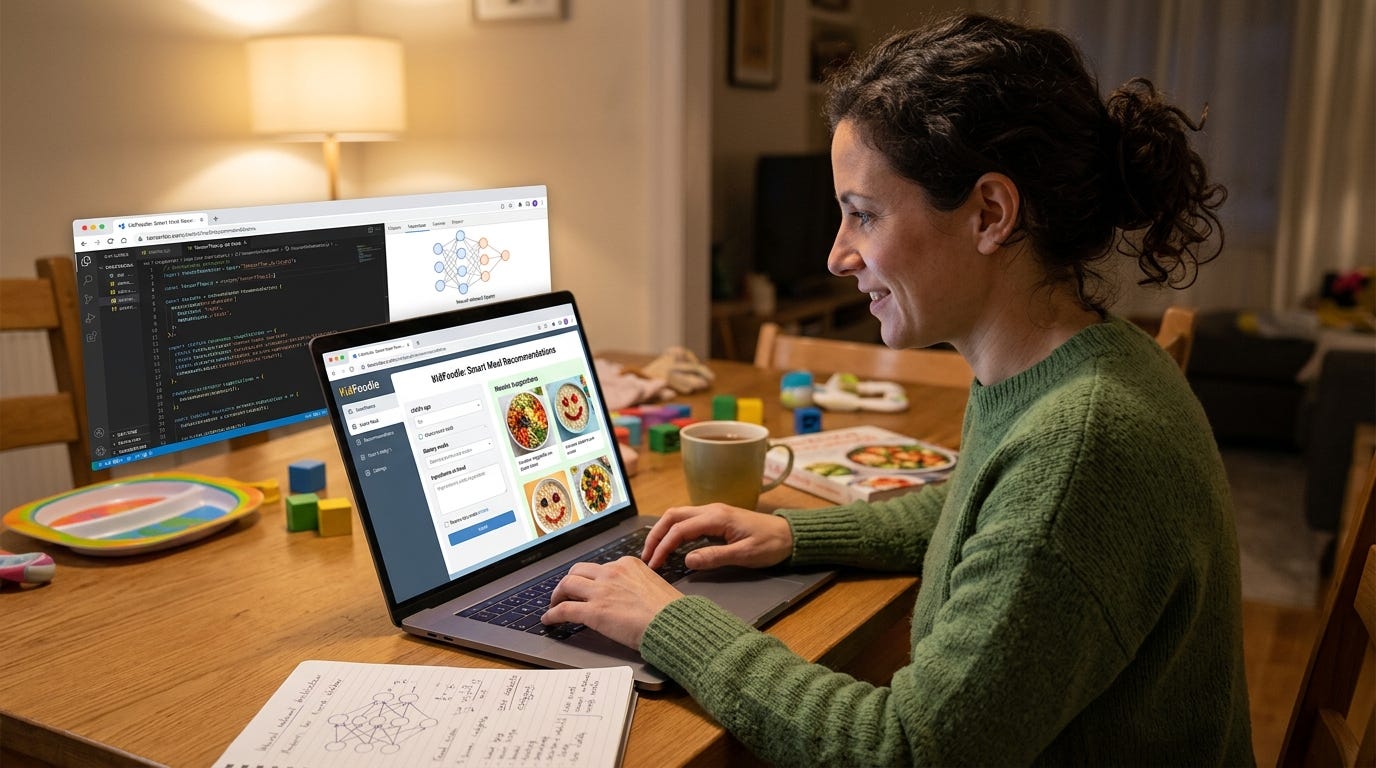 Do zero a IA: Como criei minha primeira rede neural no navegador para recomendar comida infantil
