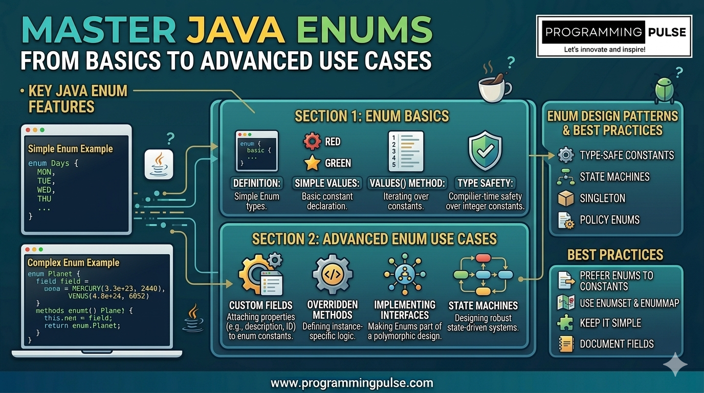 Master Java Enums: From Basics to Advanced Use Cases