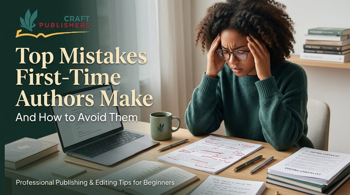Top Mistakes First-Time Authors Make and How to Avoid Them
