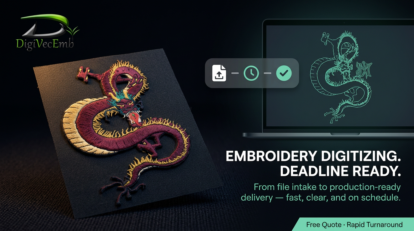 Rush-Ready Embroidery Digitizing: From Panic to Production in Hours