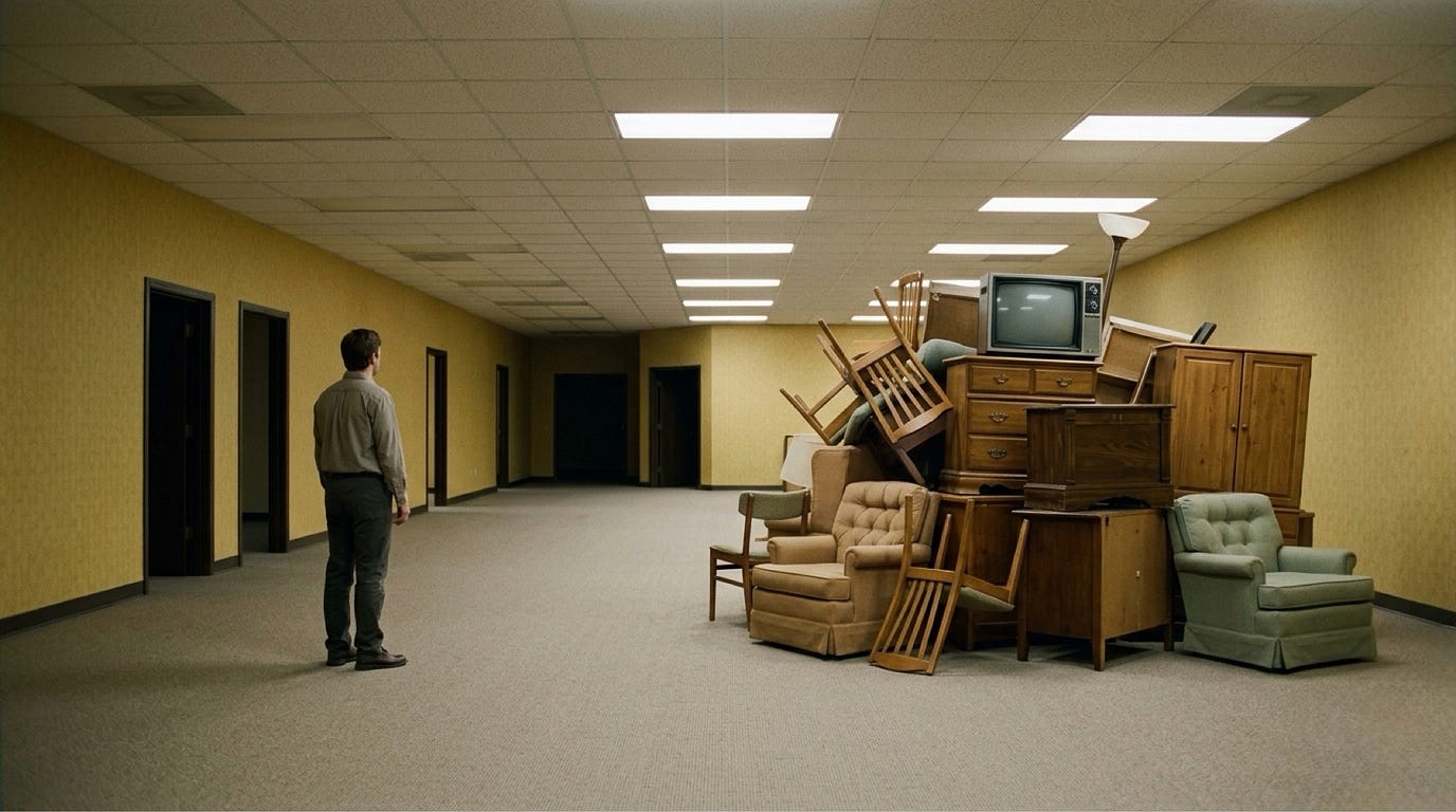 Set the Scene: A24’s Backrooms and the Horror of Being Rendered