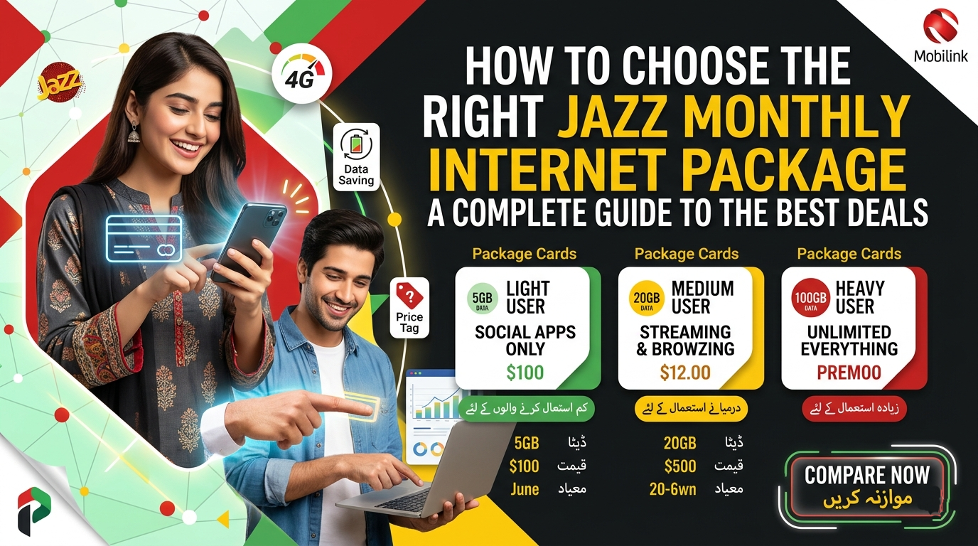 How to Choose the Right Jazz Monthly Internet Package