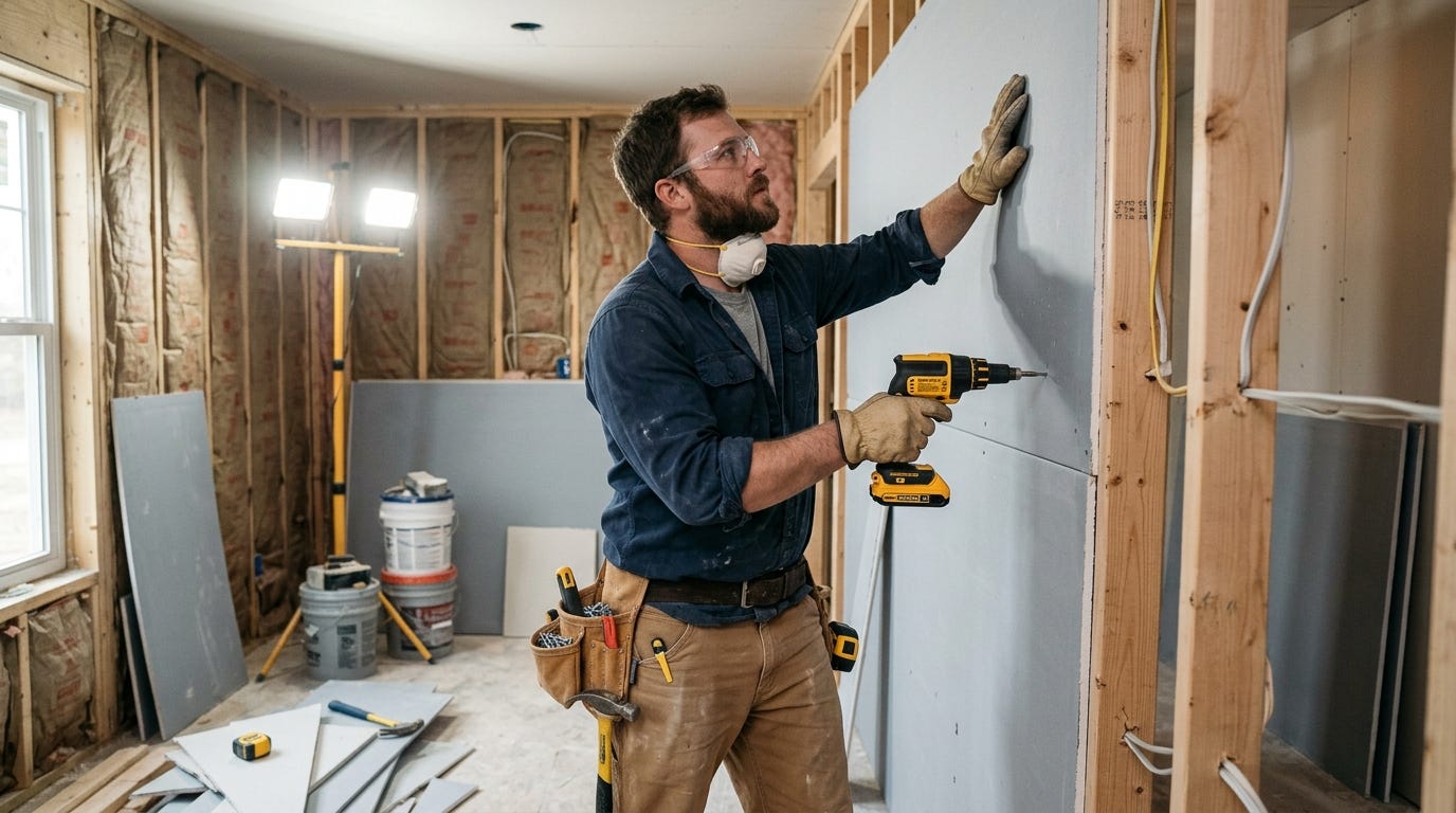 How to Hang Drywall Without Losing Your Mind (Or Your Weekend)