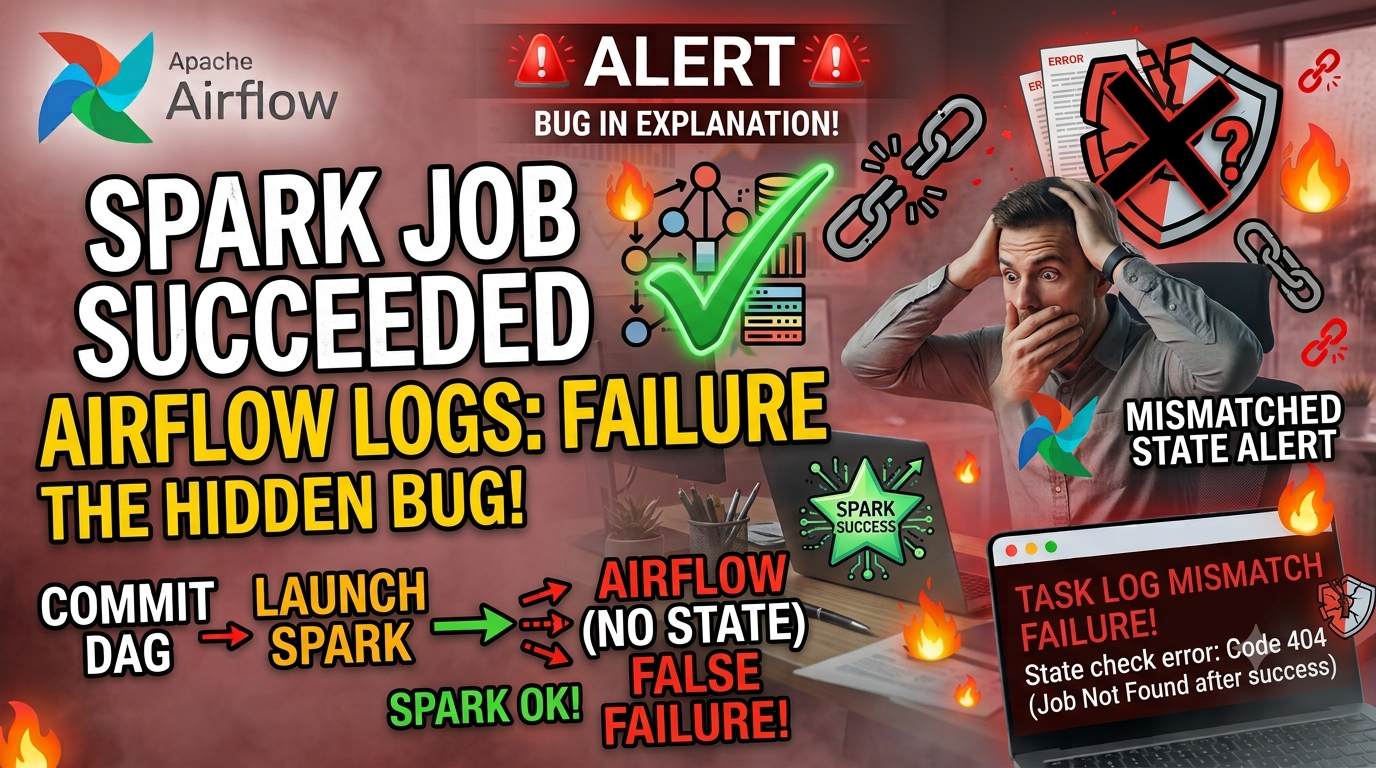 Your Spark Job Succeeded. Airflow Called It a Failure Anyway. Here’s the Bug Nobody Explains Well